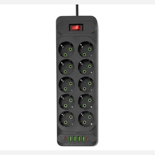 چندراهی برق پاورسوکت مدل F35U-Type-C