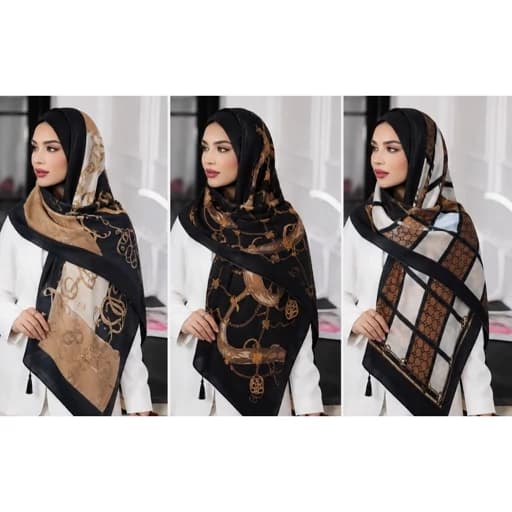 شال زنانه نخی شال و روسری فرشته
