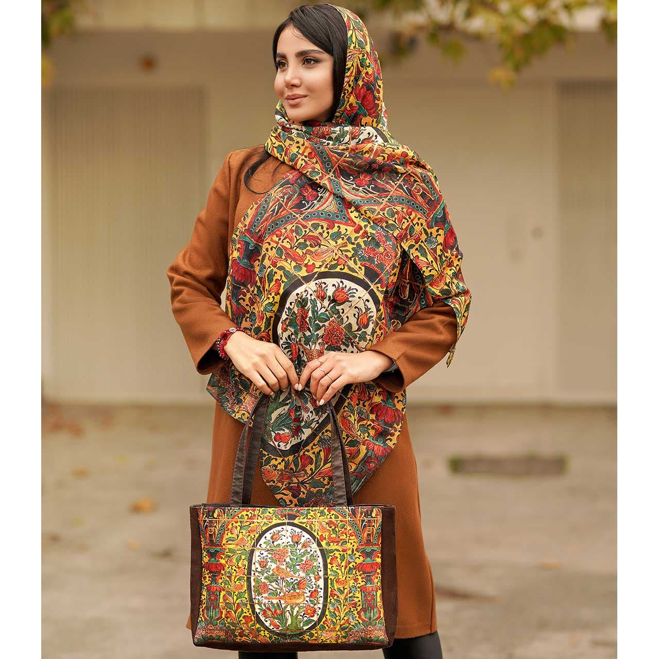 ست کیف و شال زنانه بهار کد 09