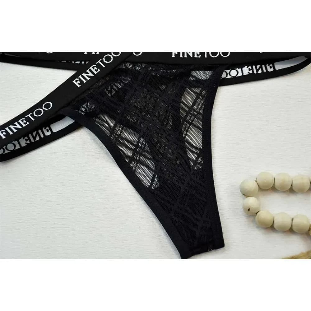 شورت لامبادا زنانه دانتل کش ضربدری سایز XL کد 11564 — تصویر ۴