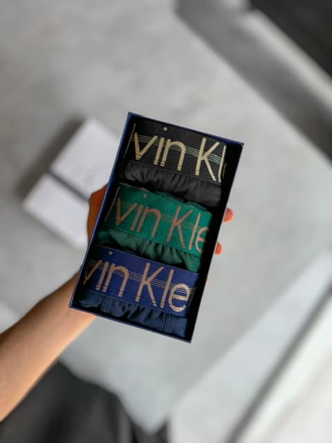 شورت مردانه باکسر CK پک سه تایی White