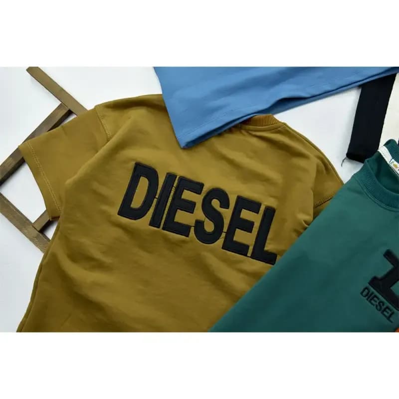 ست تیشرت و شلوار بگ پسرانه طرح DIESEL جنس پنبه — تصویر ۱۱