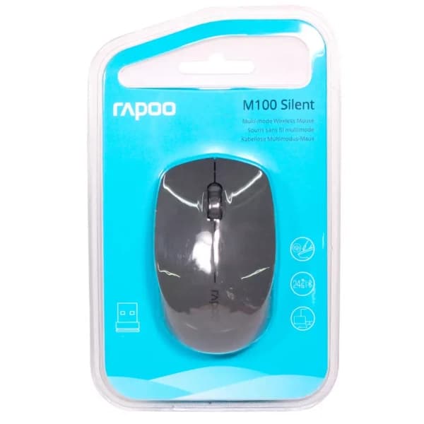 موس رپو M100 Silent اپن باکس — تصویر ۳