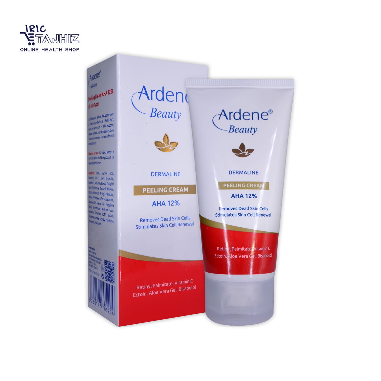 کرم لایه بردار ویتامینه AHA %12 آردن Ardene حجم 50 میلی لیتر — تصویر ۲