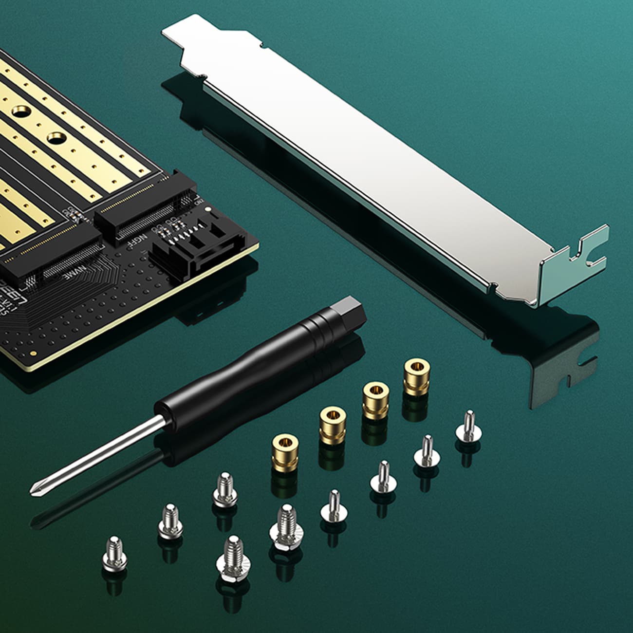 مبدل PCI Express X4 Gen3 یوگرین مدل UGREEN CM302-70504 — تصویر ۷