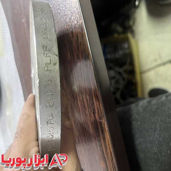 فلنج تخت 2 اسلیپ ان ریس فیس استلنس استیل DIN2576 PN16 PLFF DN32 SS316L فابریک — تصویر ۲