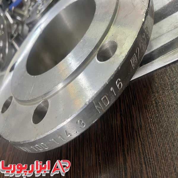 فلنج گلودار 4 اینچ ریس فیس DN100/114.3 PN16 DIN2633
