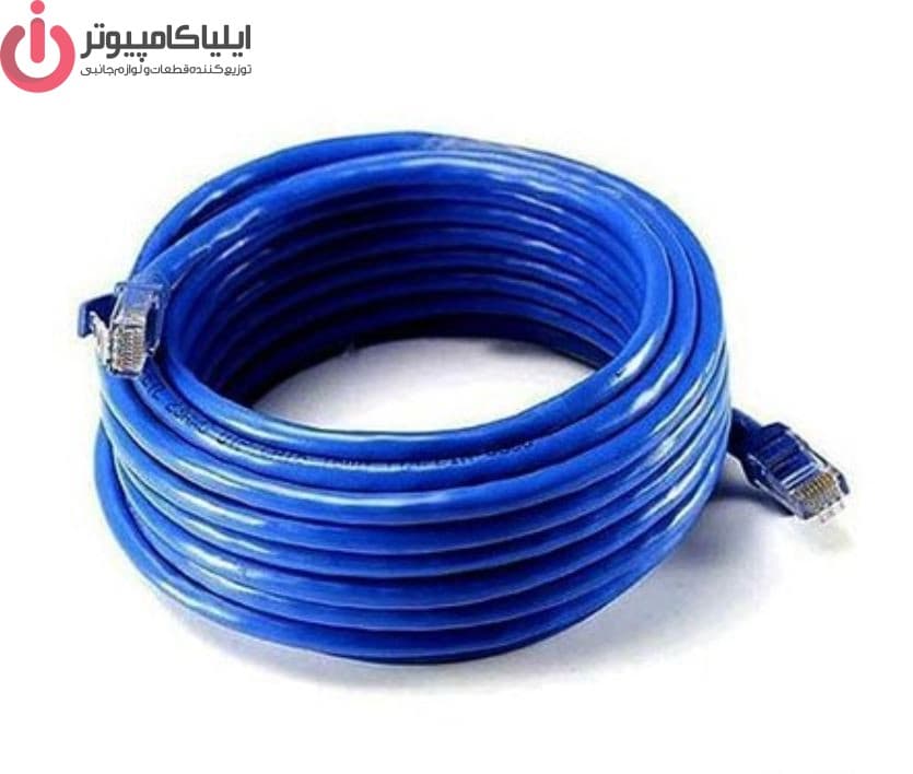 کابل شبکه SFTP Cat6 برند کی نت پلاس مدل K-NCP6S100 به طول 10 متر