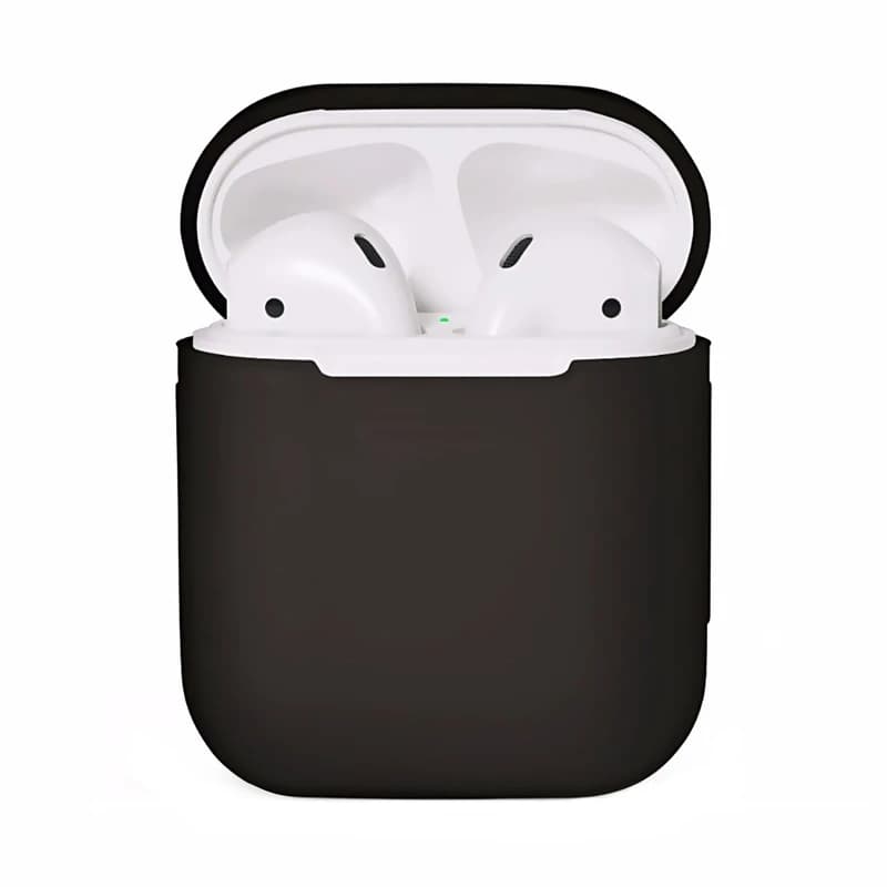 کاور محافظ سیلیکونی به همراه یک بند نگهدارنده مناسب برای کیس Apple AirPodsکدk21973