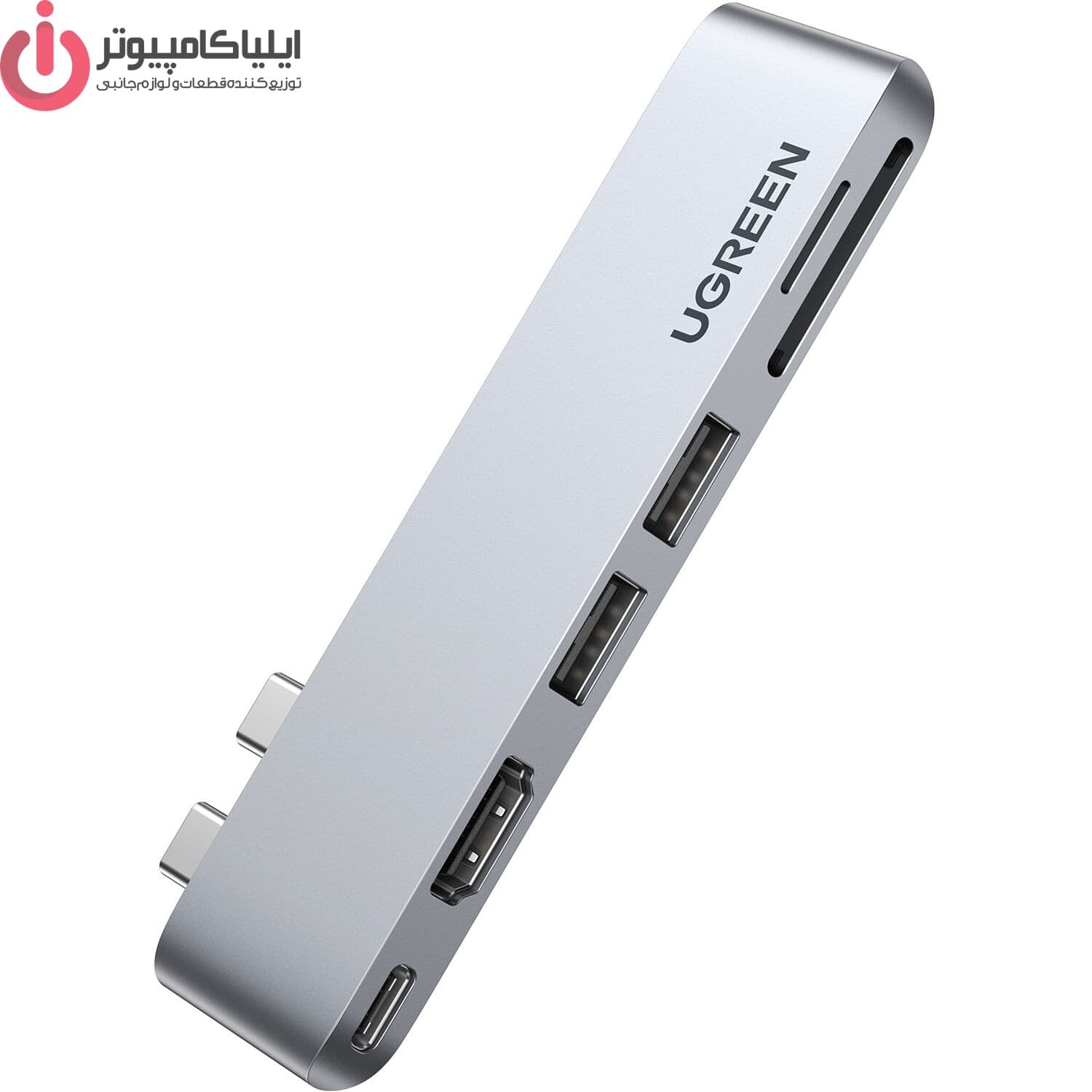 هاب شش پورت Type-C یوگرین مدل UGREEN CM380*80856