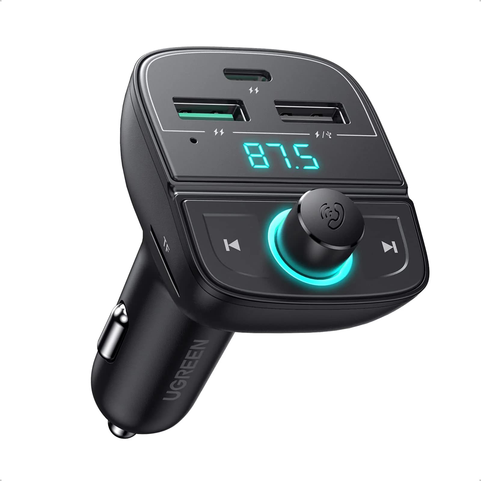 شارژر فندکی و پخش کننده بلوتوث یوگرین مدل UGREEN CD229-80910 — تصویر ۲