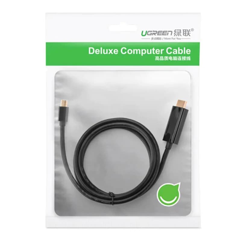 کابل تصویر Mini Display به HDMI برند یوگرین مدل UGREEN MD101*20848 — تصویر ۳