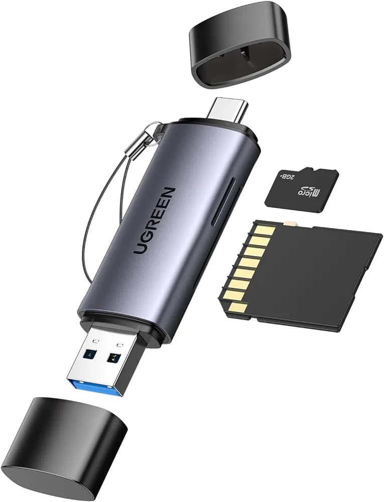 کارت خوان یوگرین مدل UGREEN CM185-50706 با قابلیت OTG Type-C — تصویر ۳