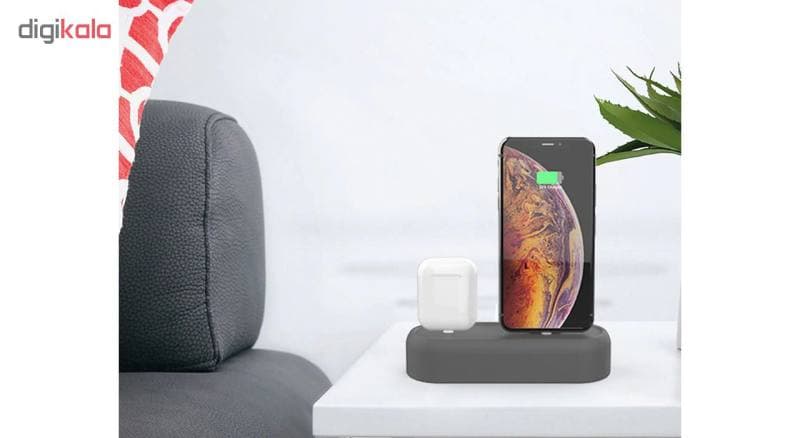 پایه شارژ آها استایل مدل PT55 مناسب برای آیفون و ایرپاد — تصویر ۴