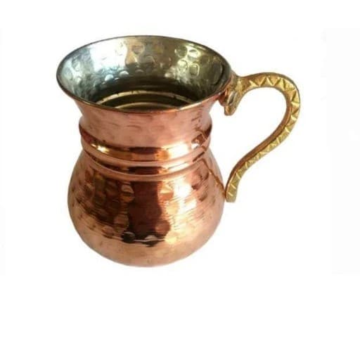 لیوان مسی طرح کمر باریک کد k21831 — تصویر ۲