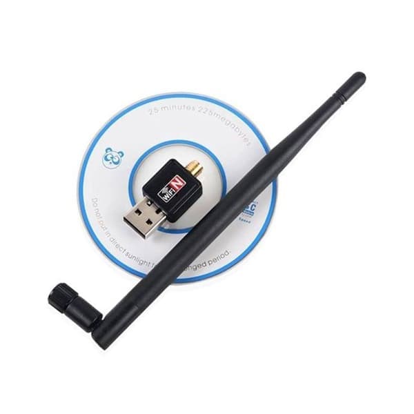 کارت شبکه USB بی سیم مدل 802 11N آنتن بلند
