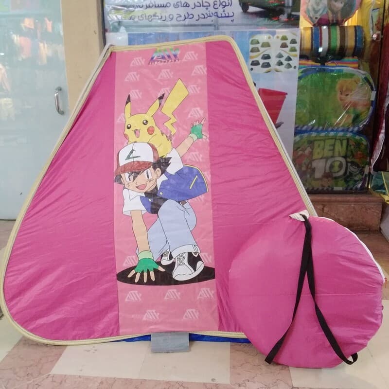 چادربازی فنری کودک ونوجوانان انمیشن طرح پیکاچو — تصویر ۲