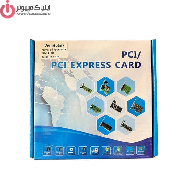 ديتا PCI Express X16 کارت RS232 برند ونتولینک چیپست ALTDH382SS — تصویر ۳