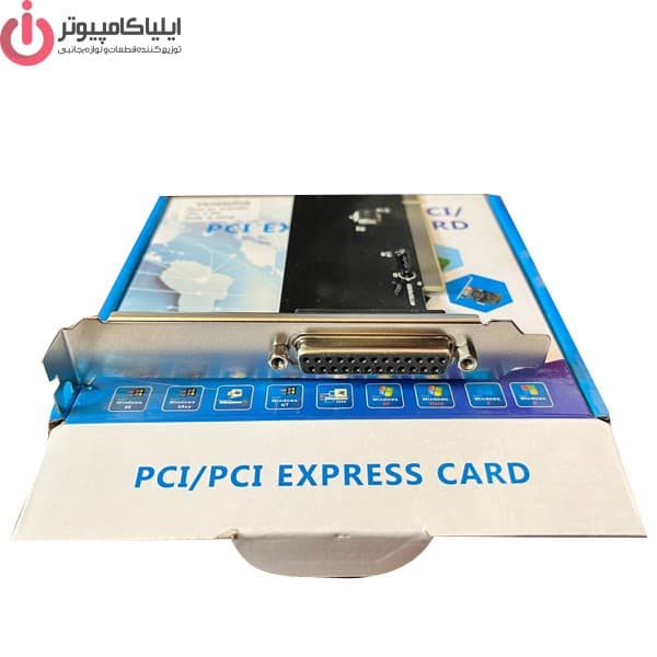 ديتا PCI Express X16 کارت Paralell LPT 25Pin برند ونتولینک چیپست CH351Q