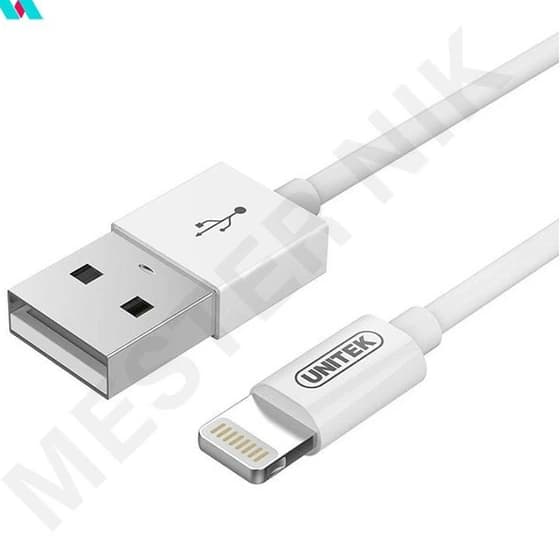 کابل شارژ آیفون یونیتک مدل Y-C499WH طول 1 متر کدk21632