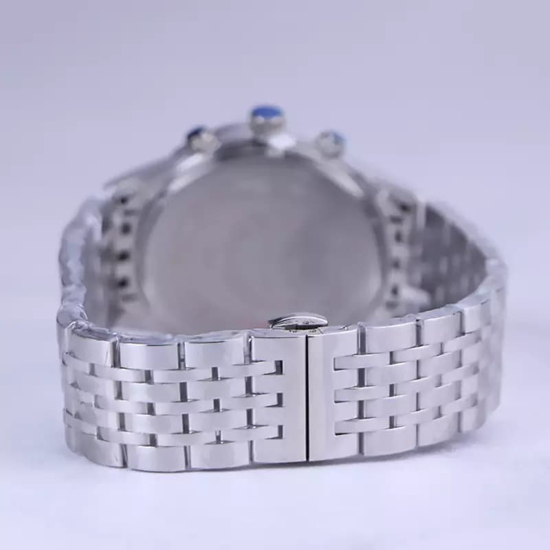 ساعت مچی الگانس مردانه فلزی نقره ای صفحه سفید G 9766/9 — تصویر ۴