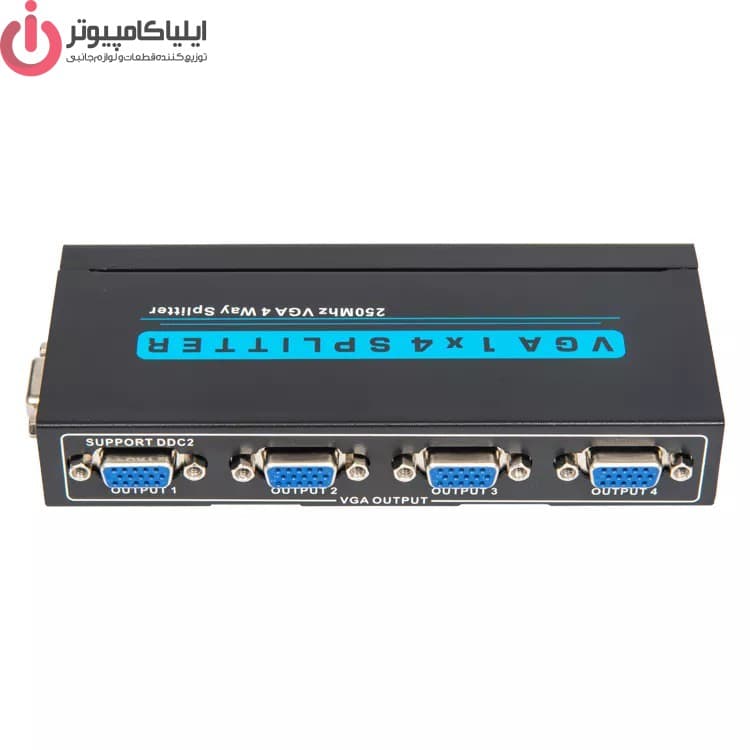 اسپلیتر 1 به 4 درگاه VGA تی سی تراست مدل TC-VSP-14