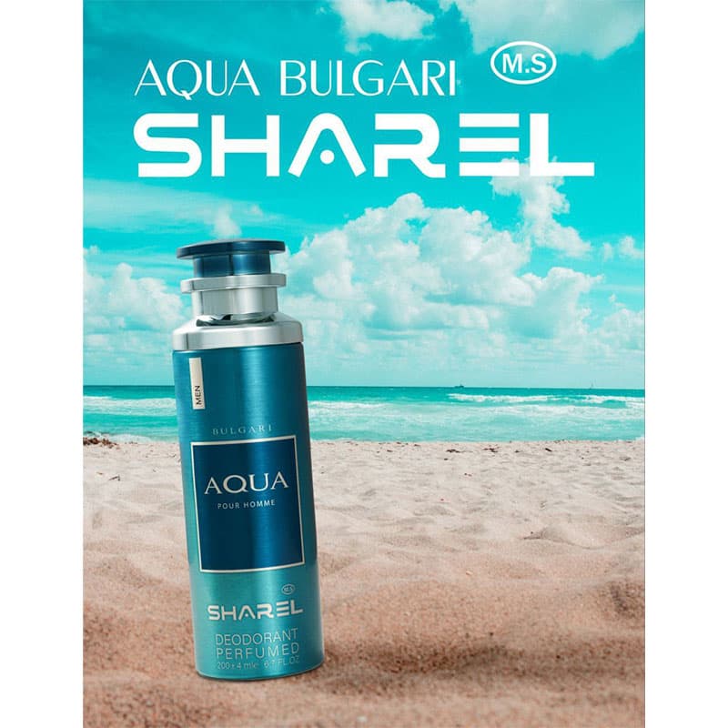 اسپری بدن شارل بولگاری اکوا (Bvlgari Aqva) مردانه