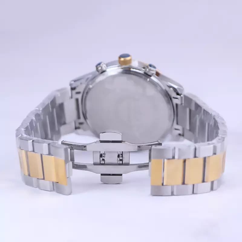 ساعت مچی الگانس مردانه فلزی نقره ای طلایی G 9766/16 — تصویر ۳