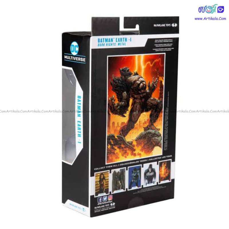 اکشن فیگور بتمن ارث ۱ دارک نایت متال Batman earth 1 dark knight metal — تصویر ۵