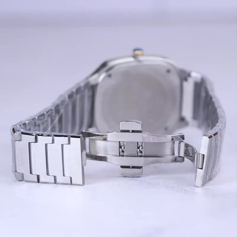 ساعت مچی سولیدا مردانه فلزی صفحه مربع تیفانی G 6123/7 — تصویر ۳