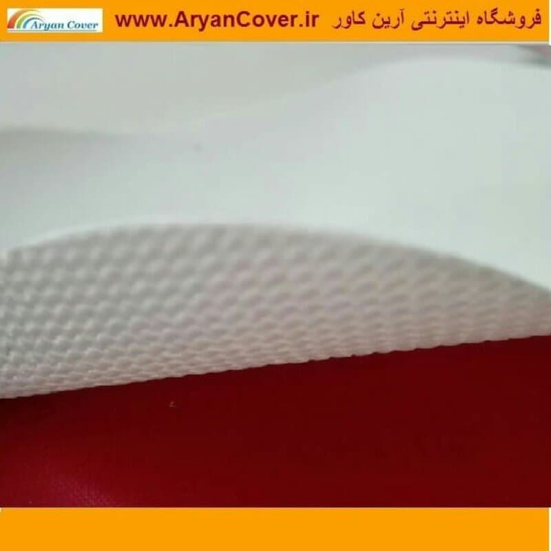 پارچه برزنت کانتینری عرض 2 متر درجه یک ضد آب رنگ سفید روشن وزن بالا — تصویر ۳