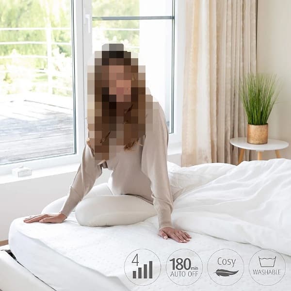 تشک برقی مدیسانا مدل HU 676 با ابعاد 150×160 سانتی‌متر – راحتی و گرمای دلپذیر برای خواب بهتر — تصویر ۸