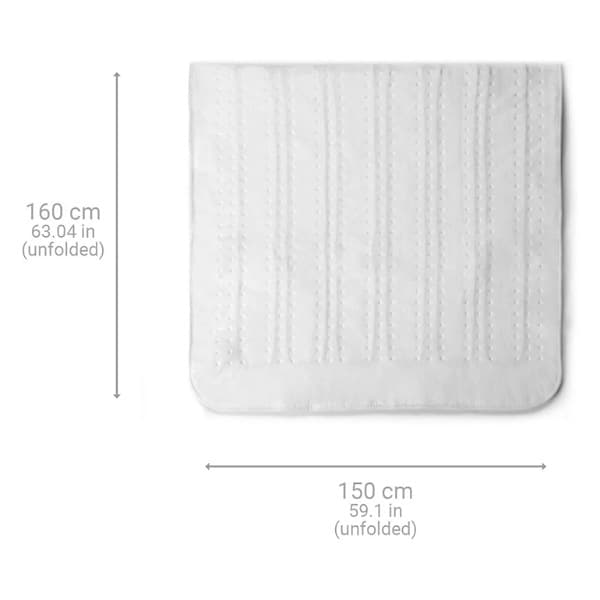 تشک برقی مدیسانا مدل HU 676 با ابعاد 150×160 سانتی‌متر – راحتی و گرمای دلپذیر برای خواب بهتر — تصویر ۴