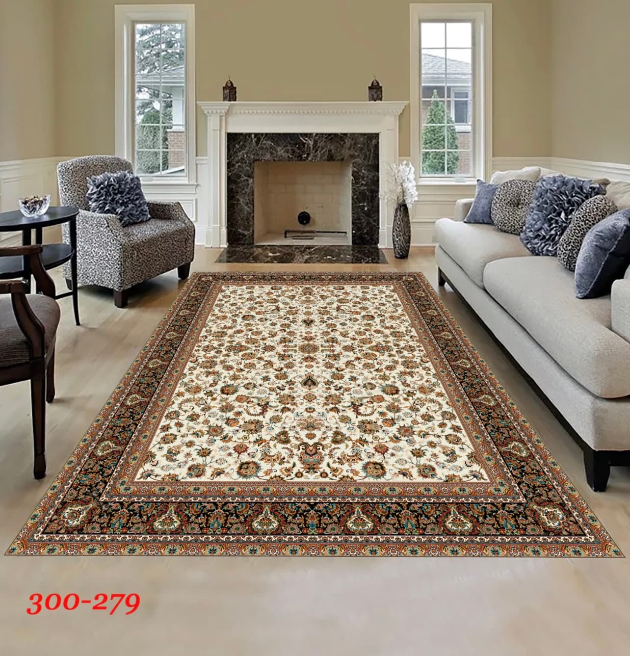 روفرشی طرح کلاسیک کد CRUG-CLS-883 — تصویر ۲