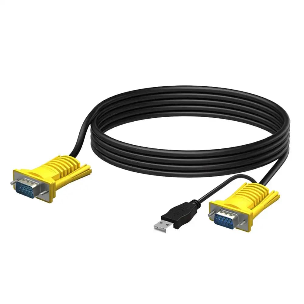 سوئیچ KVM VGA دو پورت فرانت مدل FN-K2US به همراه ریموت — تصویر ۴