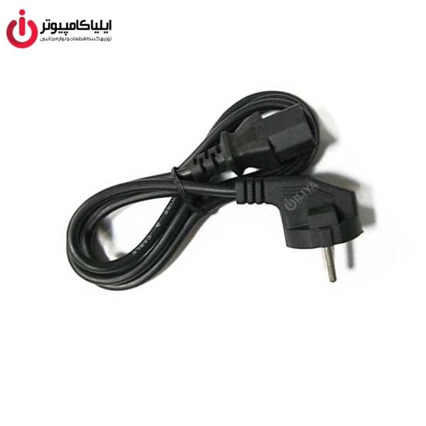 کابل برق پاور کیس 2C*0.75mm برند گیگافلکس مدل EU-C13 به طول 1.5 متر