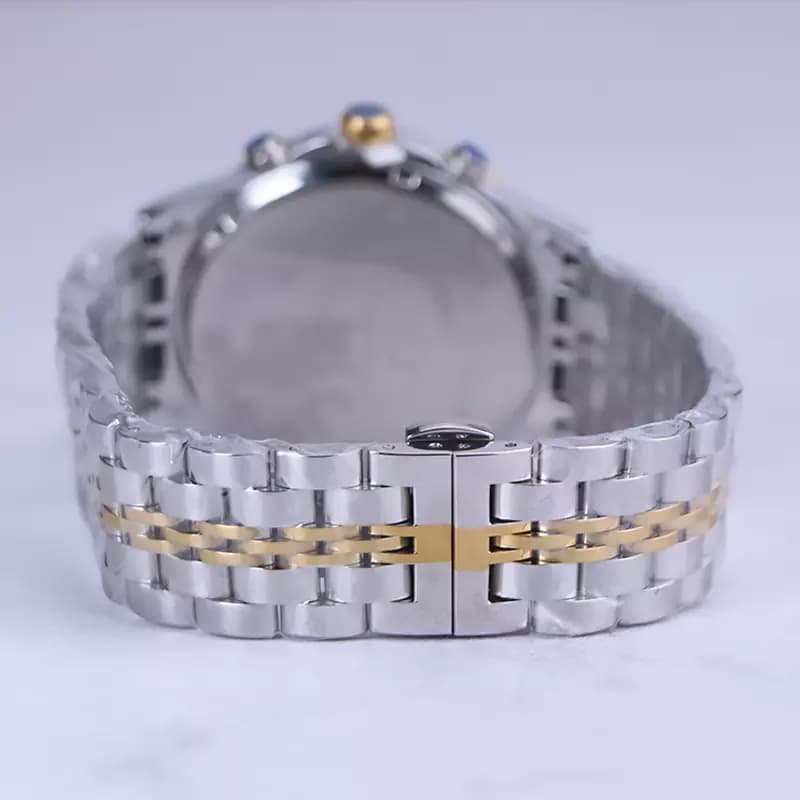 ساعت مچی عقربه ای الگانس مردانه فلزی نقره ای طلایی G 9766/11 — تصویر ۳
