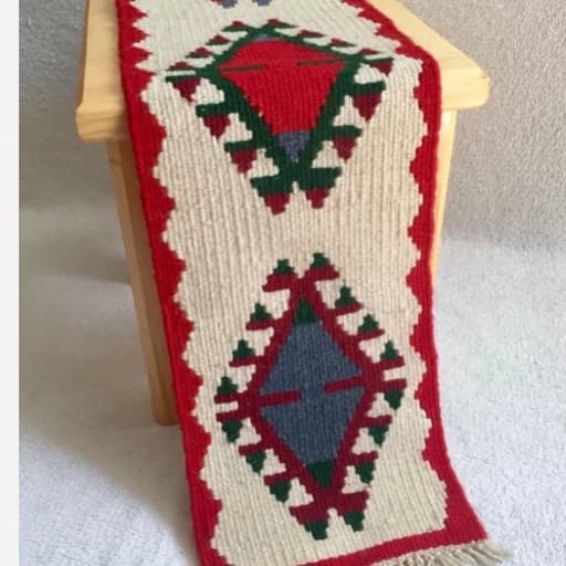گلیم دستبافت پشمی سنتی
