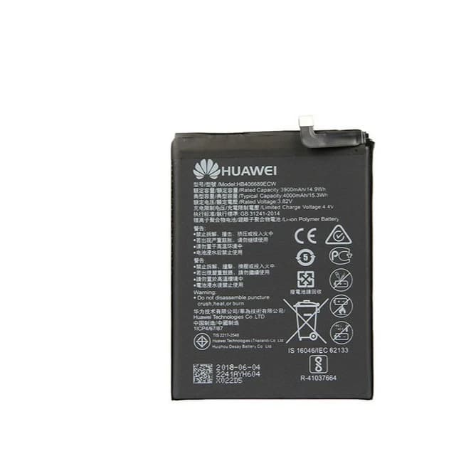 باتری موبایل هوآوی مدل HB4060689 ظرفیت 3900 میلی آمپر ساعت مناسب برای گوشی موبایل هوآوی Y9 2018/Y9 2019/Y7 prime/Honor 8C/Mate 9 کد k21439