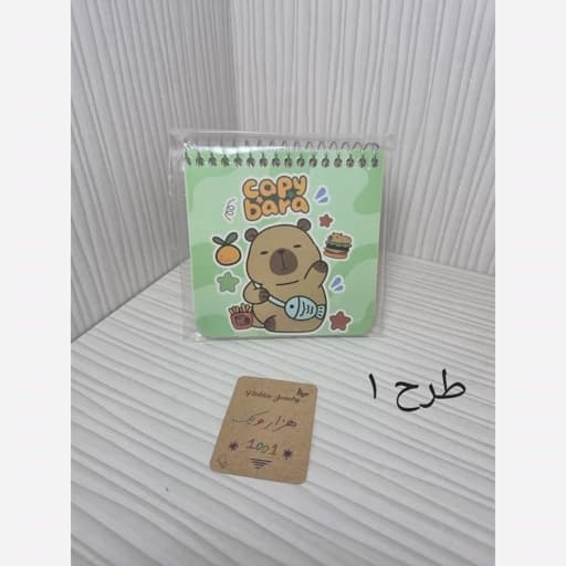 دفترچه یادداشت رنگی در طرح های فانتزی مختلف