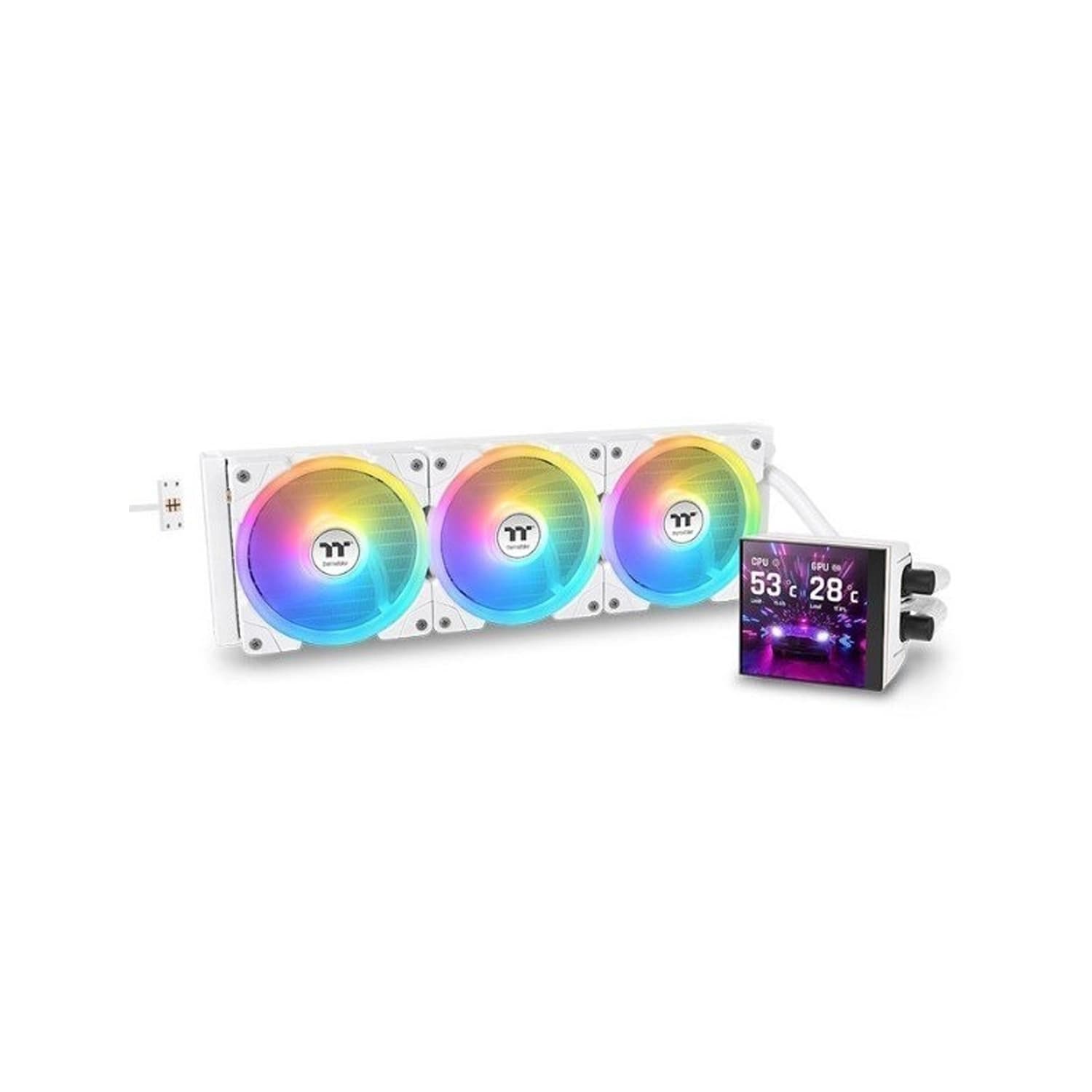 خنک کننده پردازنده Thermaltake Magfloe 360 Ultra SNOW — تصویر ۲