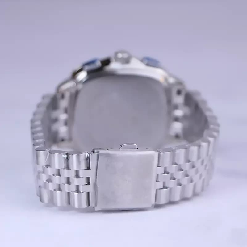 ساعت مچی ویتوریا مردانه فلزی صفحه مربع سرمه ای VT 3403/1 — تصویر ۵