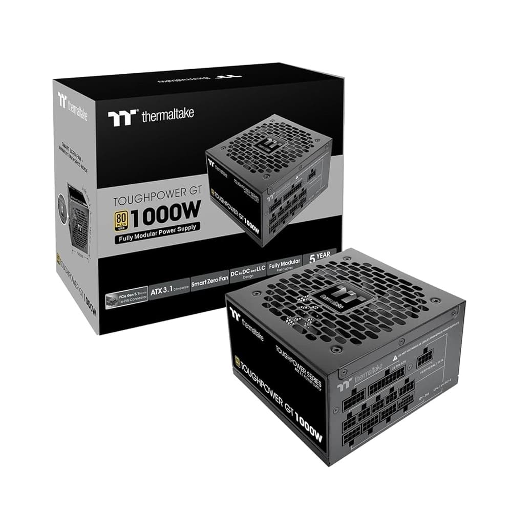 منبع تغذیه ترمالتیک Toughpower GT 1000 black — تصویر ۲