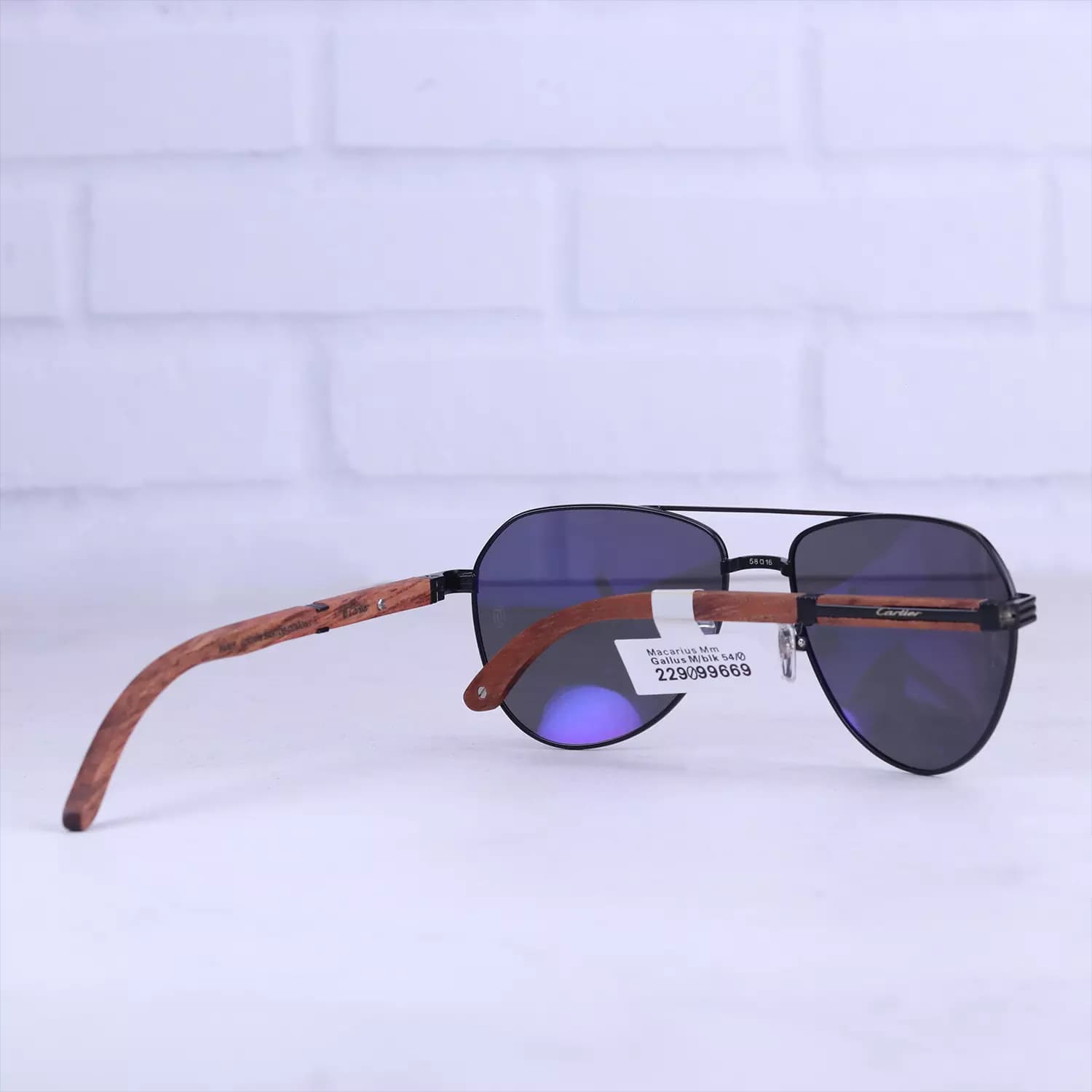 عینک آفتابی مردانه کارتیر فریم خلبانی CT 0377S/2 — تصویر ۳