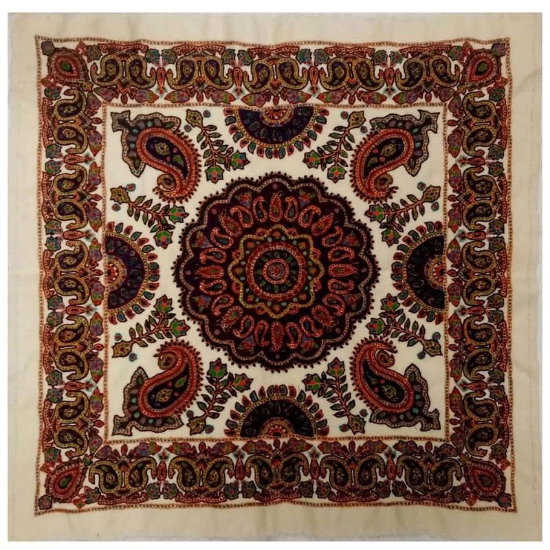 رومیزی سوزن دوزی مدل گلشن مدل 20023 کد k21397 — تصویر ۲