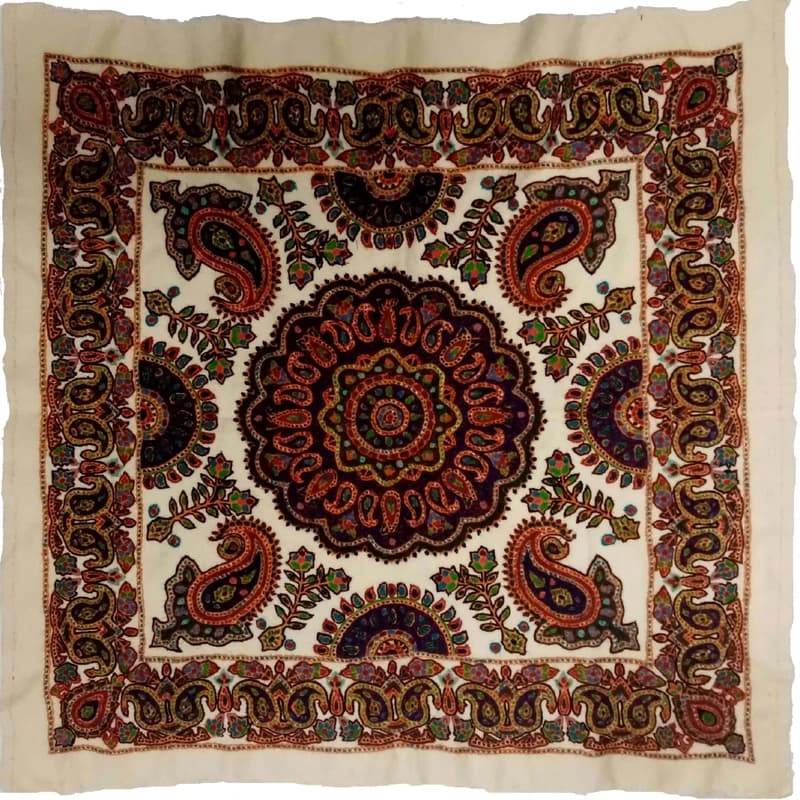 رومیزی سوزن دوزی مدل گلشن مدل 20023 کد k21397 — تصویر ۳