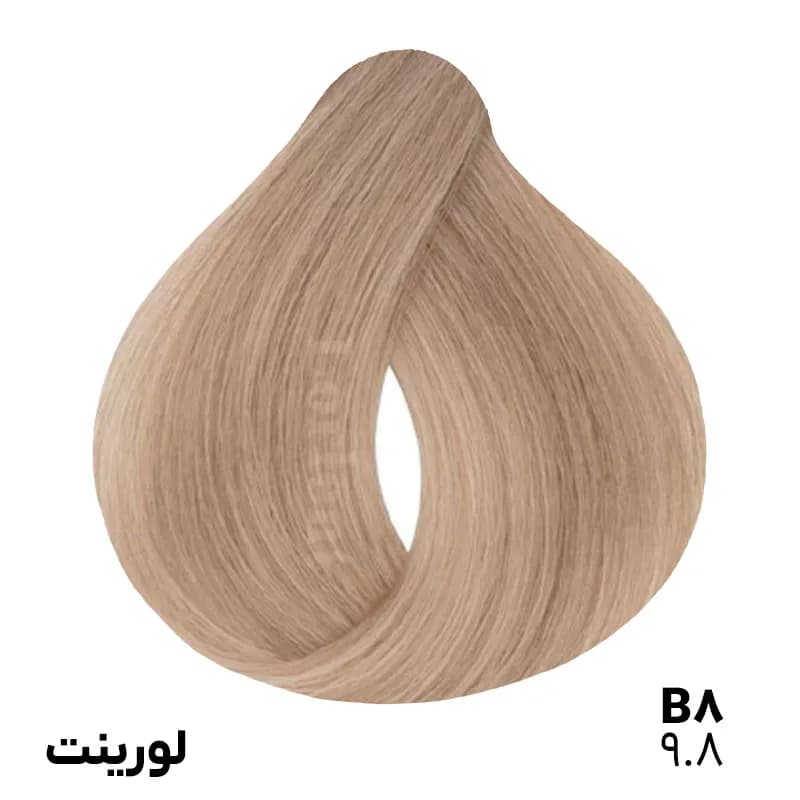 رنگ مو لورینت (9.8)B8 بلوند بژ خیلی روشن 100 میلی لیتر — تصویر ۲