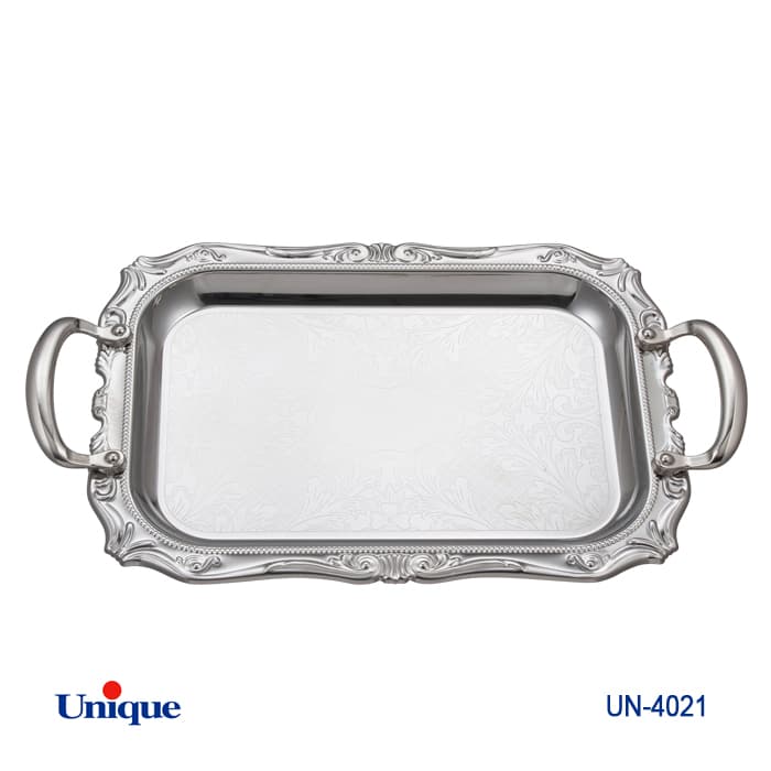 سینی استیل یک میل بدون پایه بزرگ UN-4021