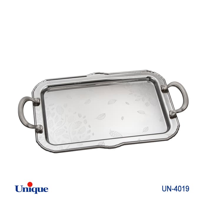 سینی استیل یک میل بدون پایه کوچک UN-4019