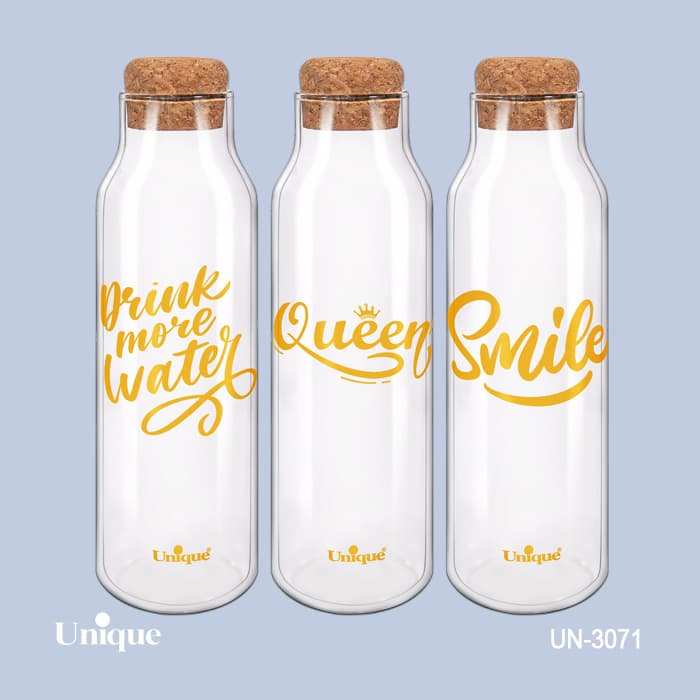 بطری آب متوسط درب بامبو UN-3071